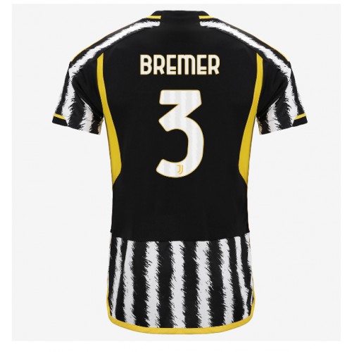 Pánský Fotbalový dres Juventus Gleison Bremer #3 2023-24 Domácí Krátký Rukáv